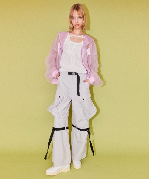 Candy Stripper（キャンディストリッパー）の「BABY RIBBON キャミソール（キャミソール・レディース・ブラック/ピンク/ミント/オフホワイト・FREE）」の7枚目の写真