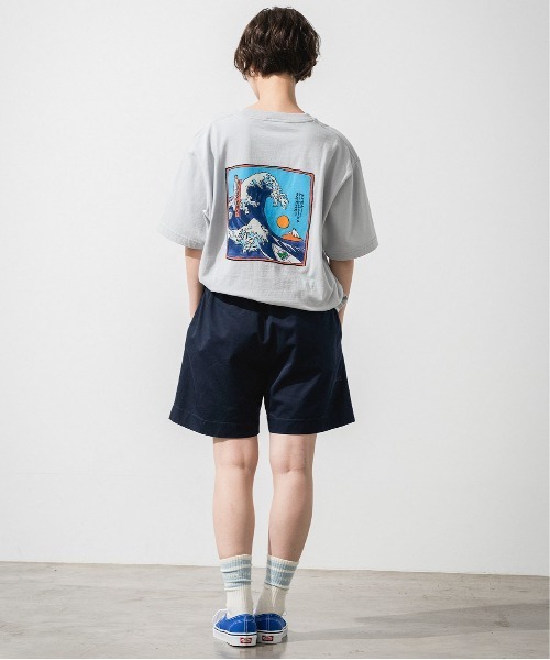 OFFSHORE(オフショア)の「ONE TUCK TWILL SHORTS/ワンタックツイルショーツ(その他パンツ・メンズ・ネイビー/ブルー・S/M/L/XL)」の4枚目の写真