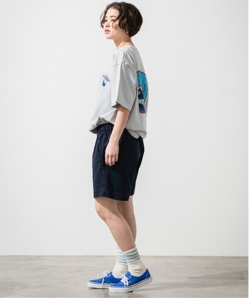 OFFSHORE(オフショア)の「ONE TUCK TWILL SHORTS/ワンタックツイルショーツ(その他パンツ・メンズ・ネイビー/ブルー・S/M/L/XL)」の5枚目の写真