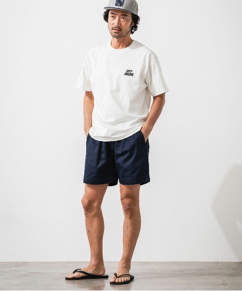 OFFSHORE(オフショア)の「ONE TUCK TWILL SHORTS/ワンタックツイルショーツ(その他パンツ・メンズ・ネイビー/ブルー・S/M/L/XL)」の16枚目の写真