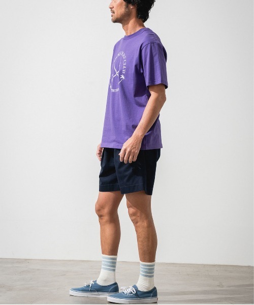 OFFSHORE(オフショア)の「ONE TUCK TWILL SHORTS/ワンタックツイルショーツ(その他パンツ・メンズ・ネイビー/ブルー・S/M/L/XL)」の7枚目の写真