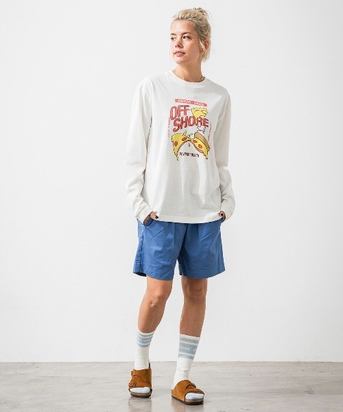OFFSHORE(オフショア)の「ONE TUCK TWILL SHORTS/ワンタックツイルショーツ(その他パンツ・メンズ・ネイビー/ブルー・S/M/L/XL)」の20枚目の写真