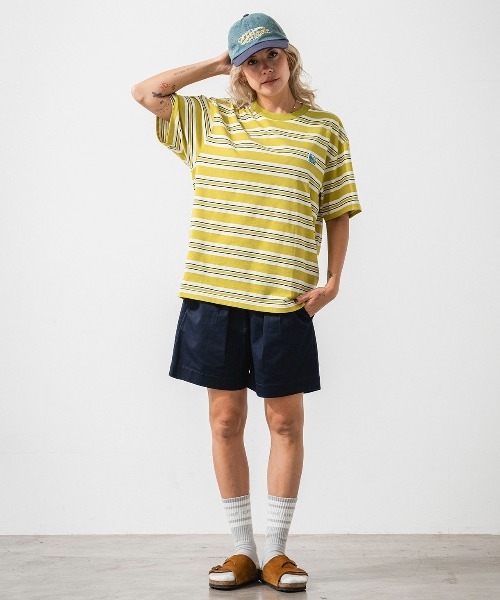 OFFSHORE(オフショア)の「ONE TUCK TWILL SHORTS/ワンタックツイルショーツ(その他パンツ・メンズ・ネイビー/ブルー・S/M/L/XL)」の15枚目の写真