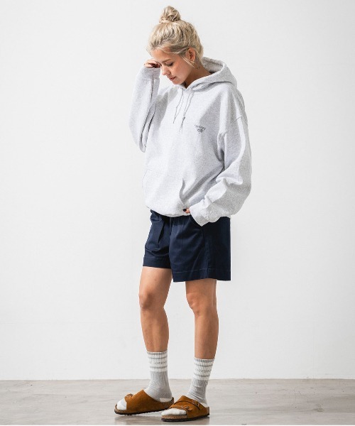 OFFSHORE(オフショア)の「ONE TUCK TWILL SHORTS/ワンタックツイルショーツ(その他パンツ・メンズ・ネイビー/ブルー・S/M/L/XL)」の14枚目の写真