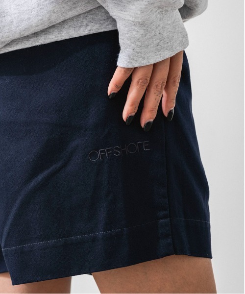 OFFSHORE(オフショア)の「ONE TUCK TWILL SHORTS/ワンタックツイルショーツ(その他パンツ・メンズ・ネイビー/ブルー・S/M/L/XL)」の21枚目の写真