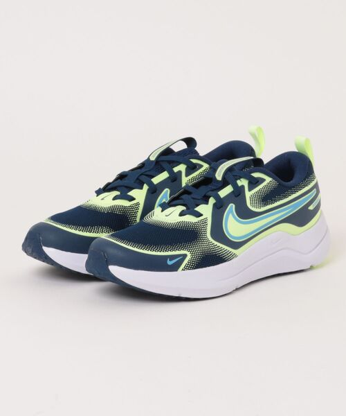 NIKE(ナイキ)の「《NIKE》コスミック ランナー GS(スニーカー・レディース・ブラック×ブラック/ブラック系その他/ブラック×ホワイト/ブラック×ブルー/オレンジ/ホワイト系その他/ブルー系その他/レッド/オレンジ系その他/ロイヤルブルー/ブラック×グリーン/グレー系その他2/ホワイト×ピンク/グレー系その他/ブラック系その他2・23.0cm/25.0cm/24.5cm/24.0cm/23.5cm/22.5cm)」の11枚目の写真