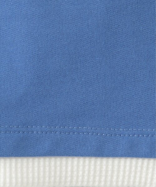 ikka（イッカ）の「【メディア紹介商品】ミニ裏毛ワッペン裾レイヤープルオーバー（120~160cm）（Tシャツ/カットソー・キッズ・グリーン/ダークグレー/ブルー・120/160/150/140/130）」の13枚目の写真