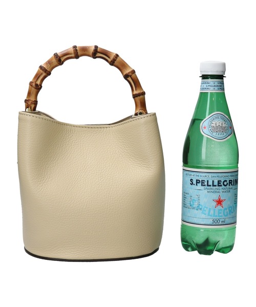 LORISTELLA(ロリステッラ)の「【LORISTELLA】バンブーハンドルレザーバケットバッグ(Q56509)(ハンドバッグ・レディース・ライトグリーン・ALL)」の13枚目の写真