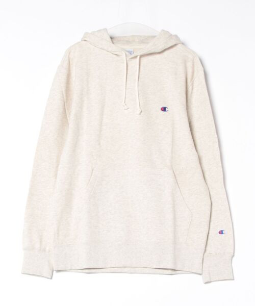 Champion(チャンピオン)の「【CHAMPION/チャンピオン】フレンチテリー フーディー プルオーバーパーカー 裏毛 C3-Y136(パーカー・メンズ・ブルー/オフホワイト/杢グレー/ブラック/ホワイト・MEDIUM/X-LARGE/LARGE)」の3枚目の写真