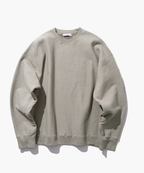 ATON (エイトン) NATURAL DYED URAKE OVERSIZED SWEAT SHIRT