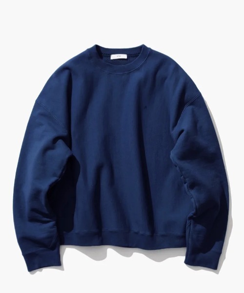 ATON (エイトン) NATURAL DYED URAKE OVERSIZED SWEAT SHIRT