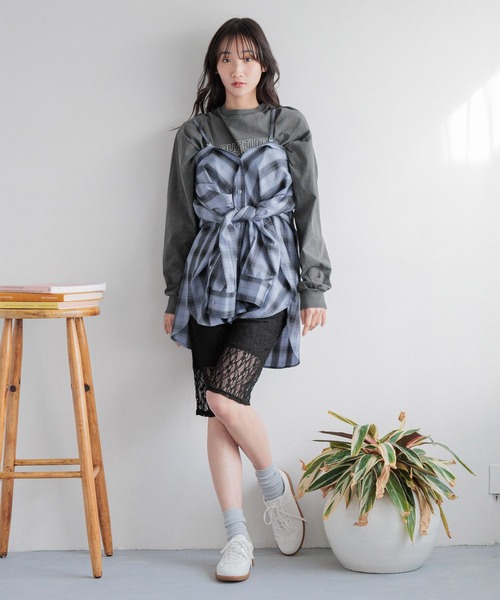 セール】オンブレチェックシャツ 289026（シャツ/ブラウス）｜LOWRYS