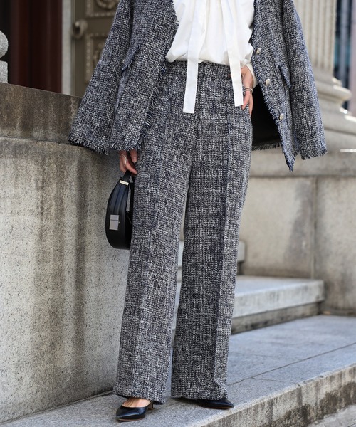PATTERN ON PATTERN PANTS ストレートパンツ スラックス PATTERN ON PATTERN PANTS ストレートパンツ スラックス