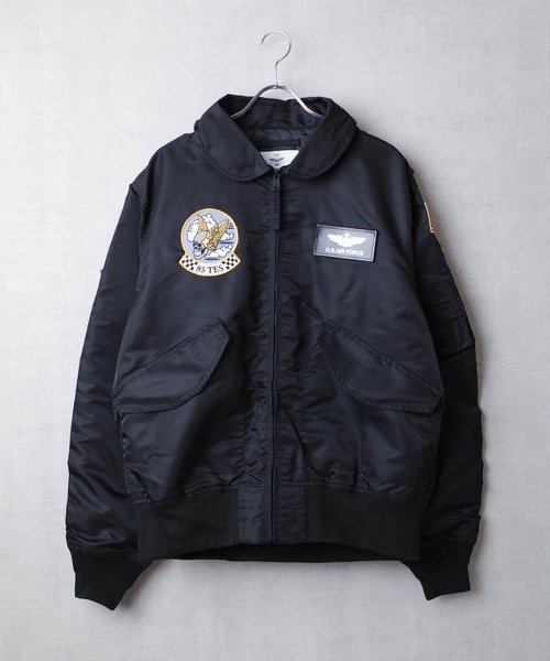 セール】【T7】【HOUSTON】PATCH CWU-36/P FLIGHT JACKET(85TFS