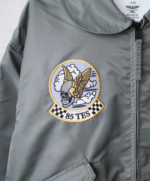 セール】【T7】【HOUSTON】PATCH CWU-36/P FLIGHT JACKET(85TFS