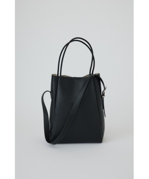 RIM.ARK 黒 合成皮革 ショルダーバッグ RIM.ARK（リムアーク）の「Minimal shoulder big bag