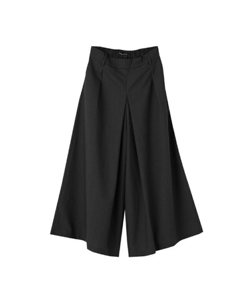 aquagarage(アクアガレージ)の「リネンタッチ素材のタック入りスカンツ(その他パンツ・レディース・アイボリー/ブラック/ベージュ/ネイビー/ホワイト・M/L)」の10枚目の写真