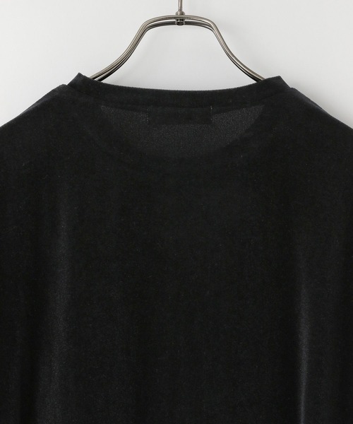 yuw(ユウ)の「シアーベロアBIGTee 319739(Tシャツ/カットソー・レディース・グリーン/グレー/ブラック・FREE)」の8枚目の写真