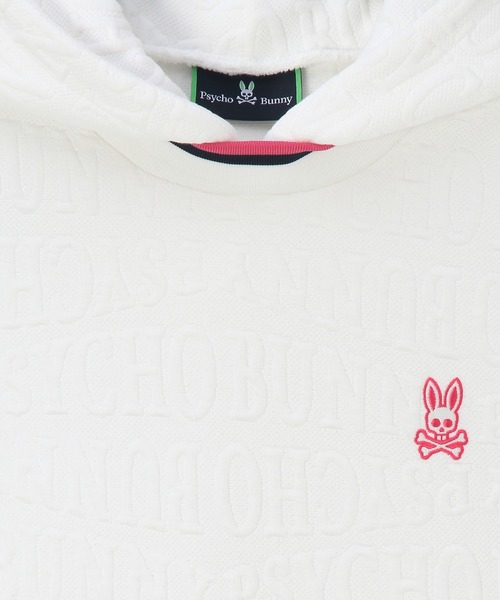 Psycho Bunny（サイコバニー）の「[GOLF][WOMEN]フォントジャガード パーカ（パーカー・レディース・ホワイト・2/1）」の4枚目の写真