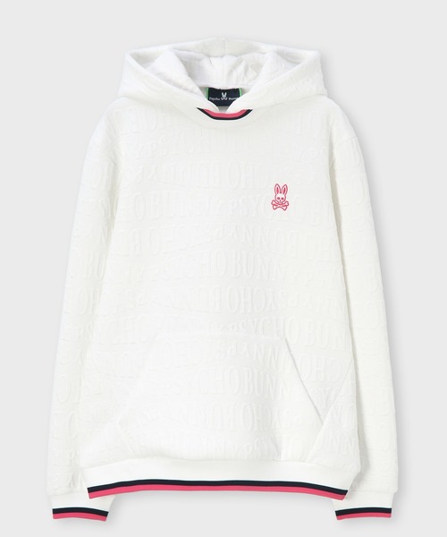 Psycho Bunny（サイコバニー）の「[GOLF][WOMEN]フォントジャガード パーカ（パーカー・レディース・ホワイト・2/1）」の2枚目の写真