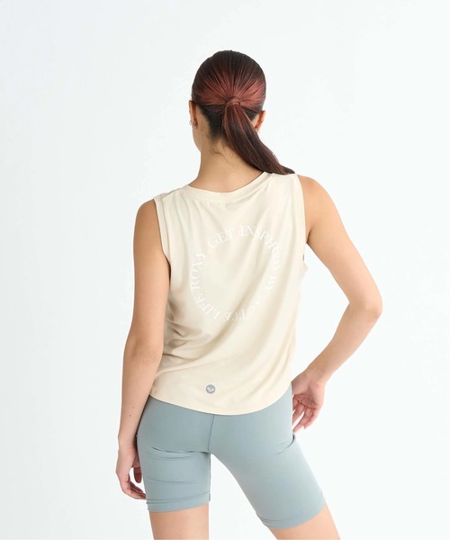 ROXY(ロキシー)の「GET ISNPIRED /ロキシー水陸両用バックプリントクロップド丈タンクトップ(タンクトップ・レディース・ブラック/カーキ/ベージュ・SMALL/MEDIUM/LARGE)」の12枚目の写真