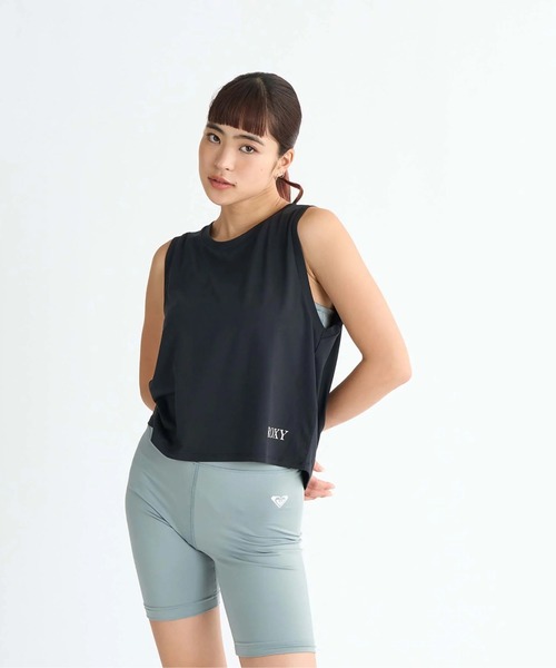 ROXY(ロキシー)の「GET ISNPIRED /ロキシー水陸両用バックプリントクロップド丈タンクトップ(タンクトップ・レディース・ブラック/カーキ/ベージュ・SMALL/MEDIUM/LARGE)」の7枚目の写真