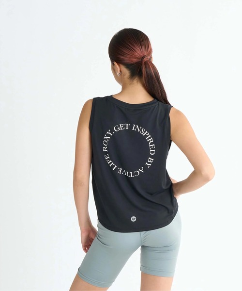 ROXY(ロキシー)の「GET ISNPIRED /ロキシー水陸両用バックプリントクロップド丈タンクトップ(タンクトップ・レディース・ブラック/カーキ/ベージュ・SMALL/MEDIUM/LARGE)」の8枚目の写真