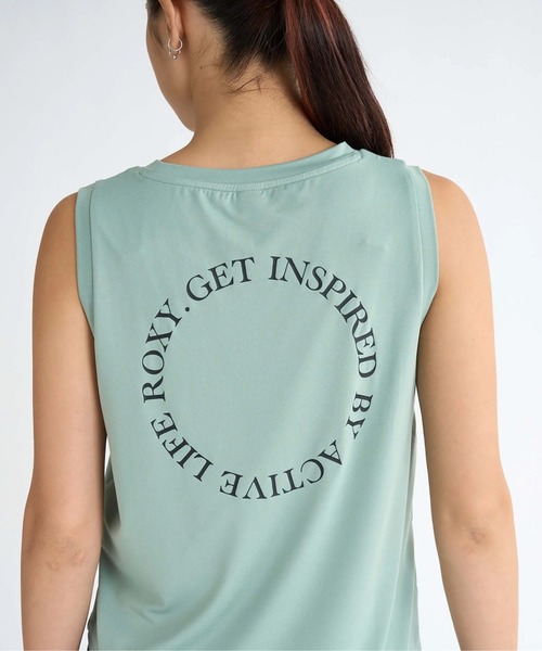 ROXY(ロキシー)の「GET ISNPIRED /ロキシー水陸両用バックプリントクロップド丈タンクトップ(タンクトップ・レディース・ブラック/カーキ/ベージュ・SMALL/MEDIUM/LARGE)」の9枚目の写真