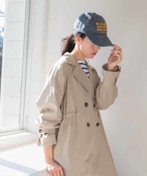 URBAN RESEARCH（アーバンリサーチ）の「ピグメントロゴCAP（キャップ・レディース・グリーン/ベージュ/ネイビー・FREE）」の6枚目の写真