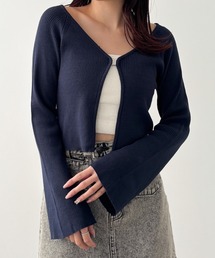 フロントホックカーディガン 322151