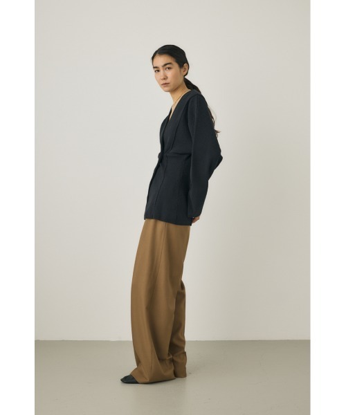 M_（エムアンダーバー）の「【M_】KNIT ジャケット（その他アウター・レディース・アイボリー/ブラック・FREE）」の5枚目の写真