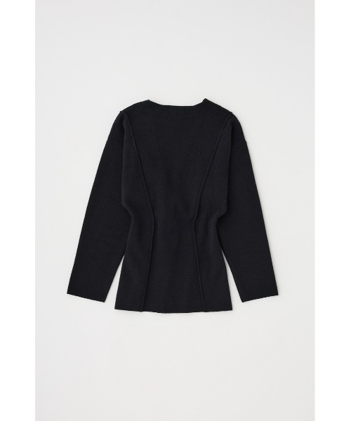 M_（エムアンダーバー）の「【M_】KNIT ジャケット（その他アウター・レディース・アイボリー/ブラック・FREE）」の12枚目の写真