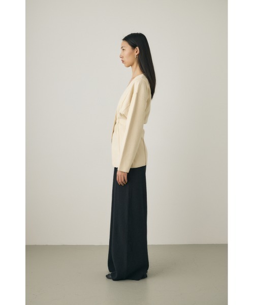 M_（エムアンダーバー）の「【M_】KNIT ジャケット（その他アウター・レディース・アイボリー/ブラック・FREE）」の19枚目の写真