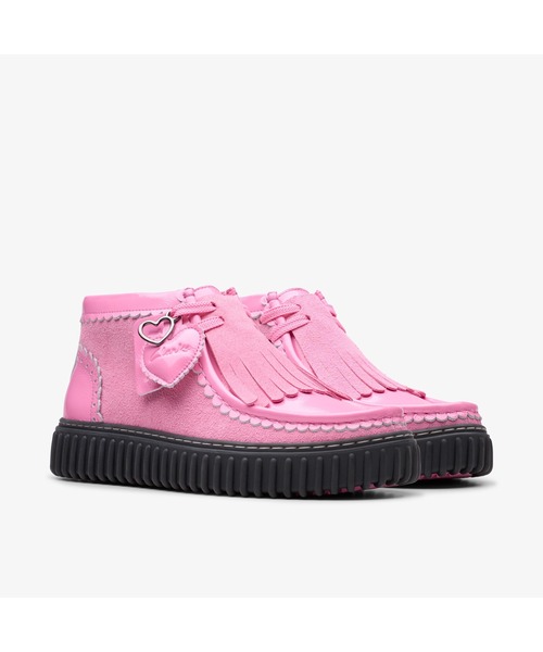 Clarks Originals モカシンブーツ 10 UK ピンク Clarks Originals モカシンブーツ 10 UK ピンク Clarks