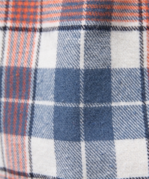 SEVENDAYS=SUNDAY（セブンデイズサンデイ）の「ビエラチェック　長袖レギュラーシャツ（シャツ/ブラウス・レディース・ピンク/ブラウン/ブルー・LARGE/MEDIUM）」の11枚目の写真