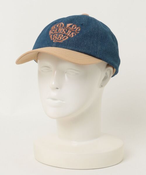 Lee(リー)の「Lee(リー)レタリングロゴ ハートマーク刺繍コットンツイルキャップ メンズ レディース ユニセックス(キャップ・レディース・ピンク/グリーン/アイボリー/ダークグレー/ホワイト×ブルー/ブラック/ブラウン系その他/インディゴブルー/ライトインディゴブルー・FREE)」の7枚目の写真