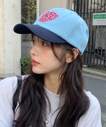 Lee（リー）の「Lee（リー）レタリングロゴ ハートマーク刺繍コットンツイルキャップ メンズ レディース ユニセックス（キャップ）」