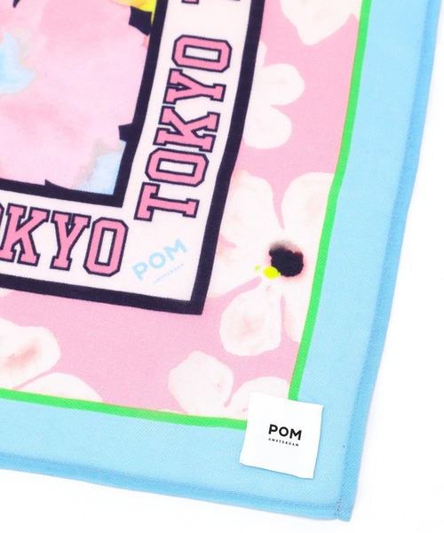 ROSE BUD（ローズバッド）の「チェリーブロッサムプティ（バンダナ/スカーフ・レディース・ブルー・ONE SIZE）」の4枚目の写真