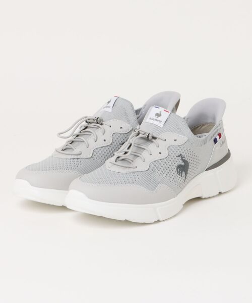 le coq sportif(ルコックスポルティフ)の「《le coq sportif》LCS ロワール(スニーカー・レディース・グレー×ホワイト・23.5cm/24.5cm/24.0cm/23.0cm)」の1枚目の写真