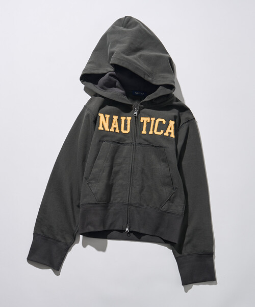 FREAK'S STORE(フリークスストア)の「NAUTICA/ノーティカ アップリケロゴフルジップパーカー(パーカー・レディース・ライトグレー/カモフラージュ/チャコールグレー/ワインレッド/ネイビー/ピンク・フリ-)」の15枚目の写真