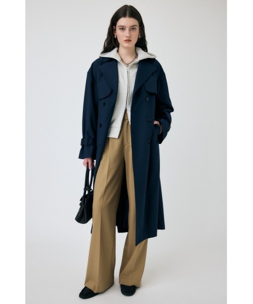 MOUSSY(マウジー)の「LOOSE TRENCH コート(トレンチコート・レディース・ベージュ/ネイビー・1/2)」の18枚目の写真