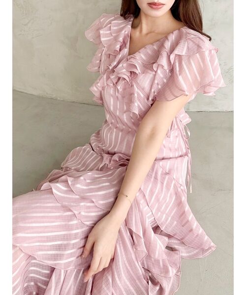 【新作】dazzlin ダズリン バリエフルイドミニワンピース Sサイズ 新作】dazzlin ダズリン バリエフルイドミニワンピース Sサイズ