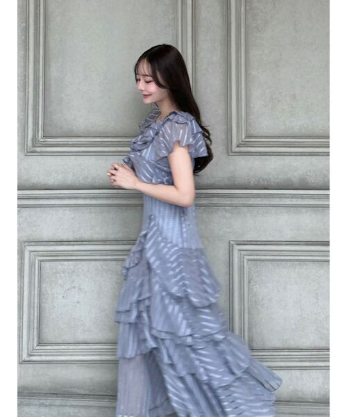 dazzlin バリエフルイドワンピース もも SALE】 dazzlin バリエフルイドワンピース 0225203054|apricot