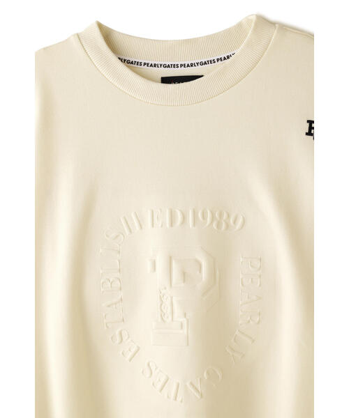 PEARLYGATES C/Peダンボールクルーネックプルオーバーサイズ0未使用 セール】【PEARLY GATES】C/Peダンボールクルーネックプル