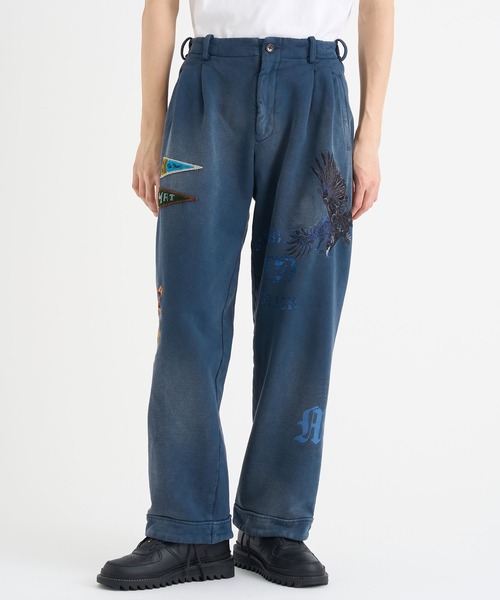 新品 KHOKI 25ss ビンテージエフェクトパンツ サイズ1 新品 KHOKI 25ss ビンテージエフェクトパンツ サイズ1