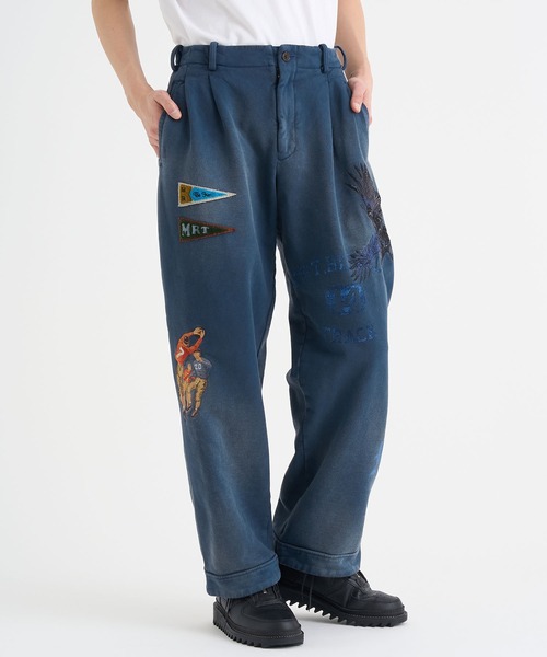 新品 KHOKI 25ss ビンテージエフェクトパンツ サイズ1 新品 KHOKI 25ss ビンテージエフェクトパンツ サイズ1 パンツ