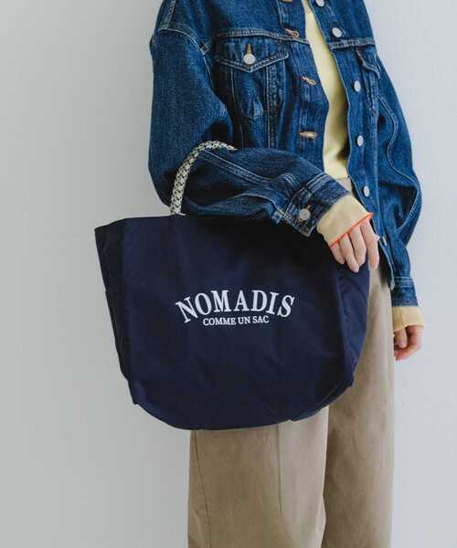 NOMADIS（ノマディス）の「『一部別注カラー』NOMADIS　SAC2 WIDE（トートバッグ・レディース・ネイビー/ライトブルー/ライトピンク・ONE）」の3枚目の写真