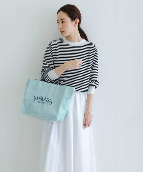 NOMADIS（ノマディス）の「『一部別注カラー』NOMADIS　SAC2 WIDE（トートバッグ・レディース・ネイビー/ライトブルー/ライトピンク・ONE）」の14枚目の写真