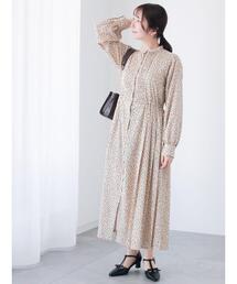 Te chichi TERRASSE | 切替サイドプリーツワンピース(ワンピース)