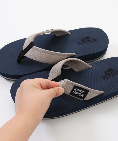 KRIFF MAYER（クリフメイヤー）の「トングサンダル（サンダル・メンズ・ネイビー/ブラック・SMALL/X-LARGE/LARGE/MEDIUM）」の3枚目の写真